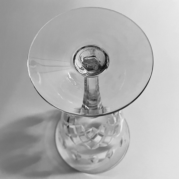 4 TIFFIN-FRANCISCAN ‘Elyse’ Water Goblets / VINTAGE AMERICAN CRYSTAL / 1 Scratch - Picture 8 of 12